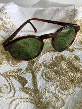 Vintage Ray-Ban Sunglasses Gatsby Style 1, W0931 Tortoise with Green Lenses